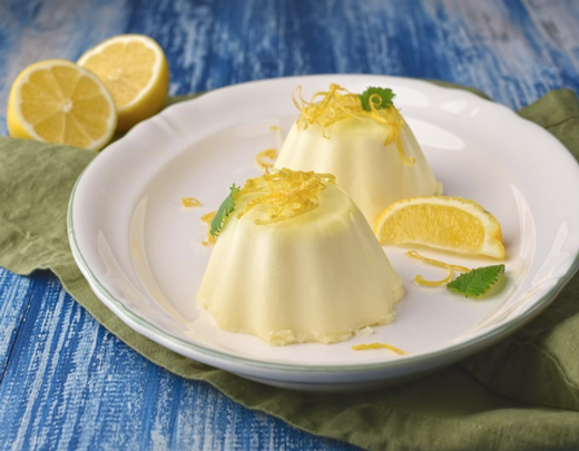 Lemon and Olive Oil Panna Cotta - Trattore Farms