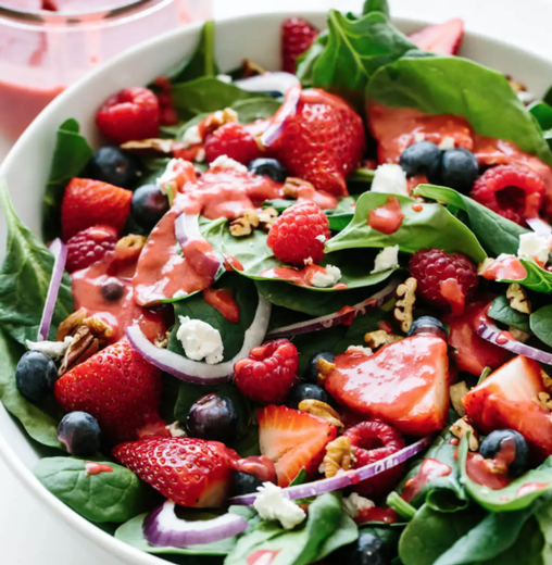 Triple Berry Summer Salad - Trattore Farms